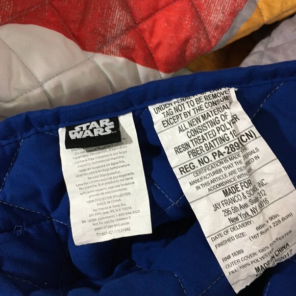 Star Wars Twin Quilted Comforter By Jay Franco & Co. - Picture 5 of 6